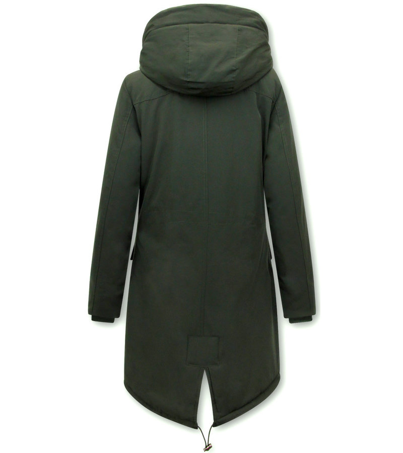 Gentile Bellini Winter Outfits For Women Long Coat - 2728 - Green