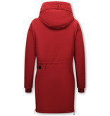 Gentile Bellini Women's Long Padded Jacket  - 8836 - Red