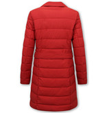 Gentile Bellini Women's Winter Coats With Hood Puffer - 7920 - Red