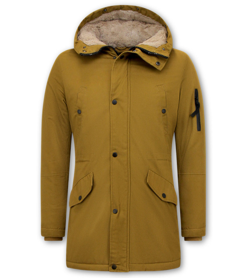 Enos Men's Winter Parka with Hood - 7105 - Yellow