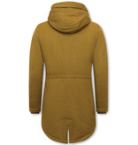 Enos Men's Winter Parka with Hood - 7105 - Yellow