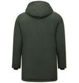 Enos Men's Winter Jacket Parka - 7103 - Green