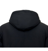 Enos Men's Winter Coats Long - 7103 - Black