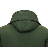Warren Webber Men's Winter Jacket Short with Hood - 8002 - Green