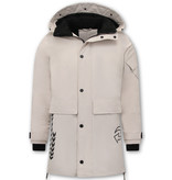 Enos Long Winter Coat Mens - 9803 - Beige