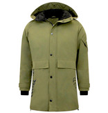 Enos Long Winter Coat Mens - 9803 - Green