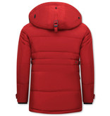 Enos Mens  Long Padded Jacket - 8667 - Red