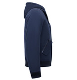 Enos Short Men's Winter Jacket - 7015 - Blue