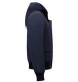 Enos Men's Winter Jackets Short Model - 8821 - Blue