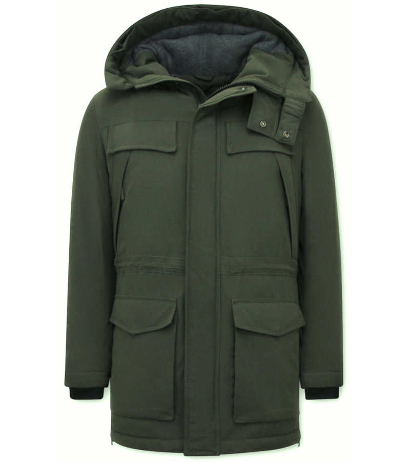 Enos Winter Jackets Men's Parka - 891 - Green