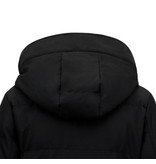 Matogla Women's Puffer Jacket Long Fitted - 8606 - Black