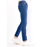True Rise Regular Fit plan classic jeans  - DP21-NW - Blue