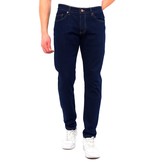 True Rise  Slim Fit Stretch  Plan Classic Jeans Mens - DC-059 - Blue