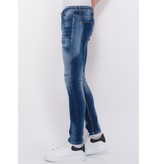 Local Fanatic Blue Stone Washed Jeans Man Slim Fit - 1076 - Blue