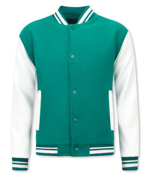 Enos Varsity Jacket Men  - Green