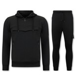 TopStar Slim fit Tracksuit Men -2065- Black