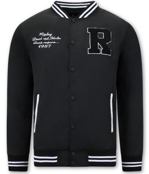 Tony Backer Thin College Jackets for Men - Black