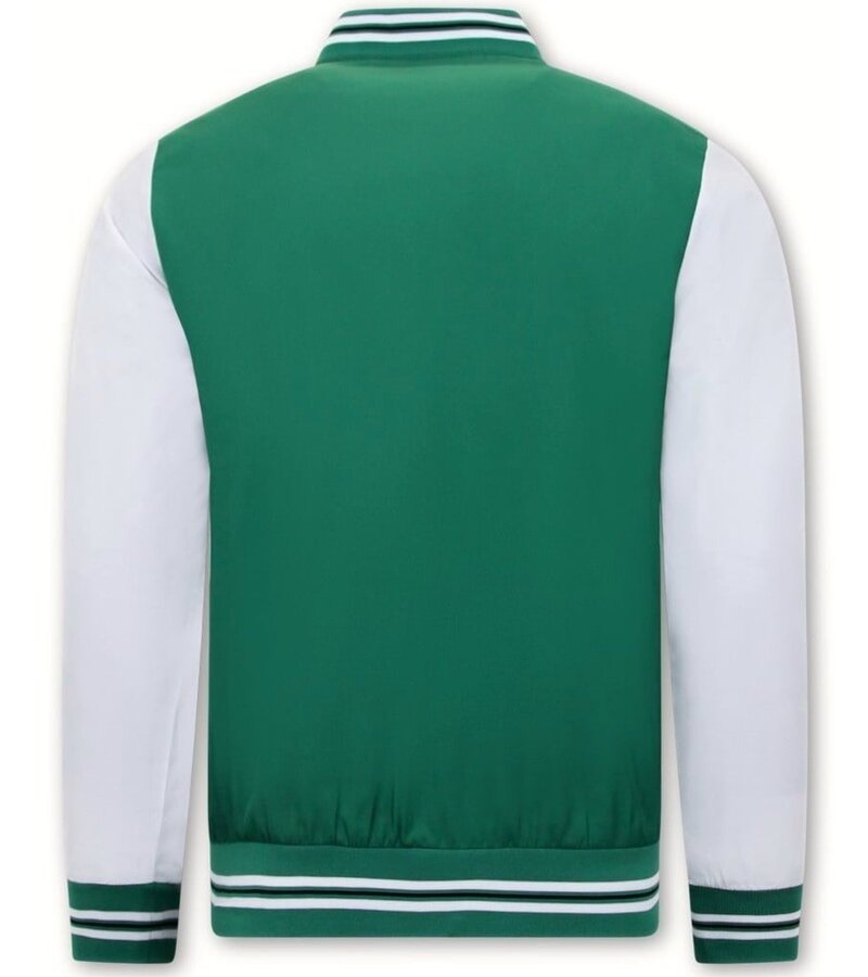 Tony Backer Thin Men's Baseball Jackets Summer - Green