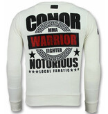 Local Fanatic Conor Notorious Men's Sweater - White