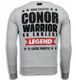 Local Fanatic Conor Notorious Sweater - Grey
