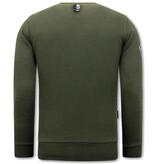 Local Fanatic Men's Sweater with Print  Conor Notorious - Green