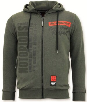 Local Fanatic Exclusive Training Vest Men - Conor Notorious Hoodie- Green