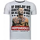 Conor Notorious Legend - Rhinestone T-shirt - White