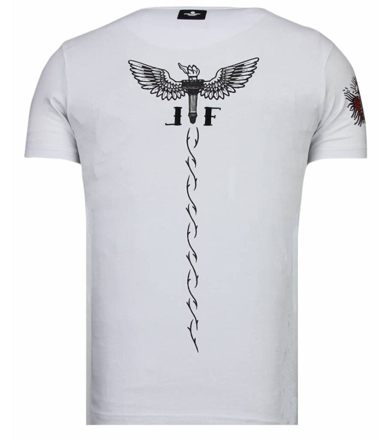 Local Fanatic Conor Tattoo T-shirt - White