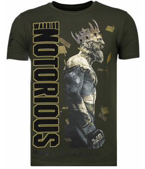 Local Fanatic Notorious King - Conor T-shirt - Green