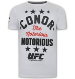 Local Fanatic The Notorious Conor Print Shirt Men - UFC - White