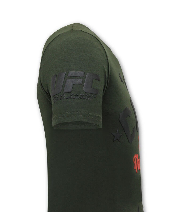 Local Fanatic The Notorious Conor Print Shirt Men - UFC - Green