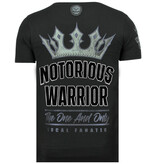 Local Fanatic King Notorious - Slim fit T shirt Men - 6324Z - Black