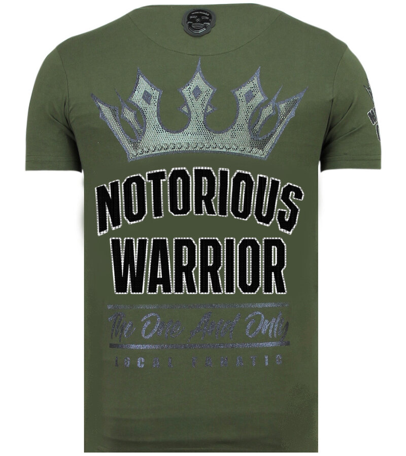 Local Fanatic King Notorious - Summer T shirt Men - 6324G - Green