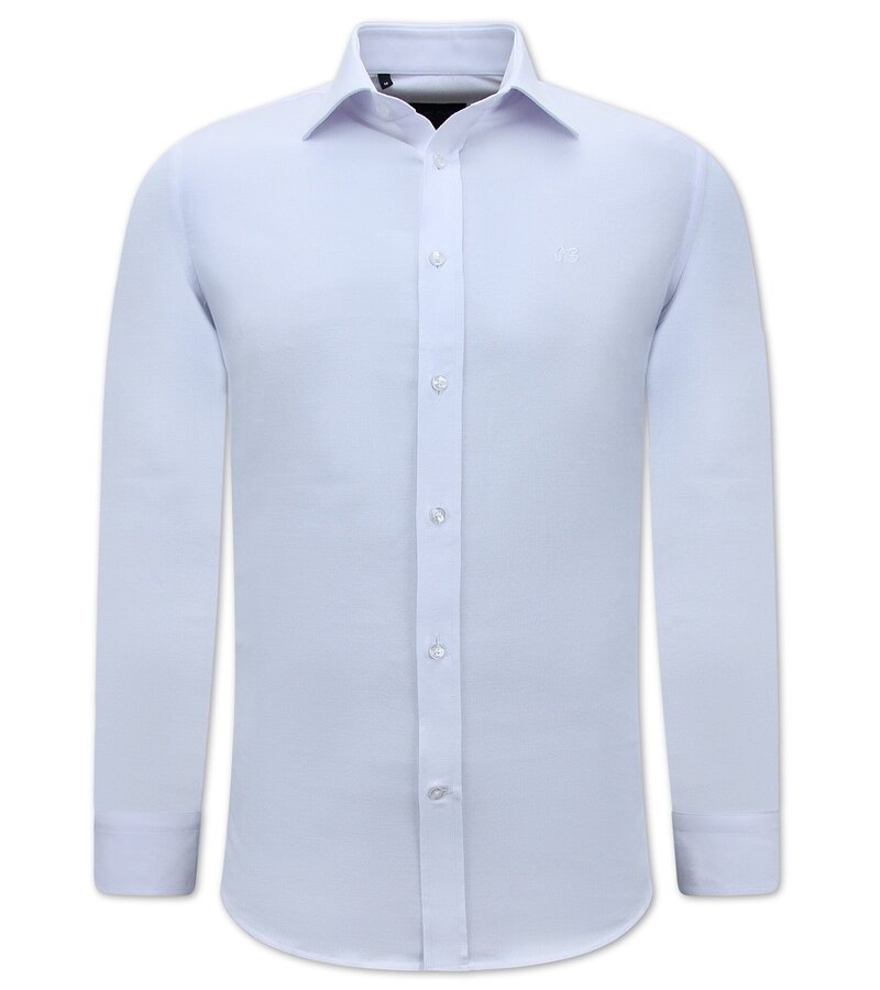 Gentile Bellini Oxford Shirt Men's Plain - 3125 - White