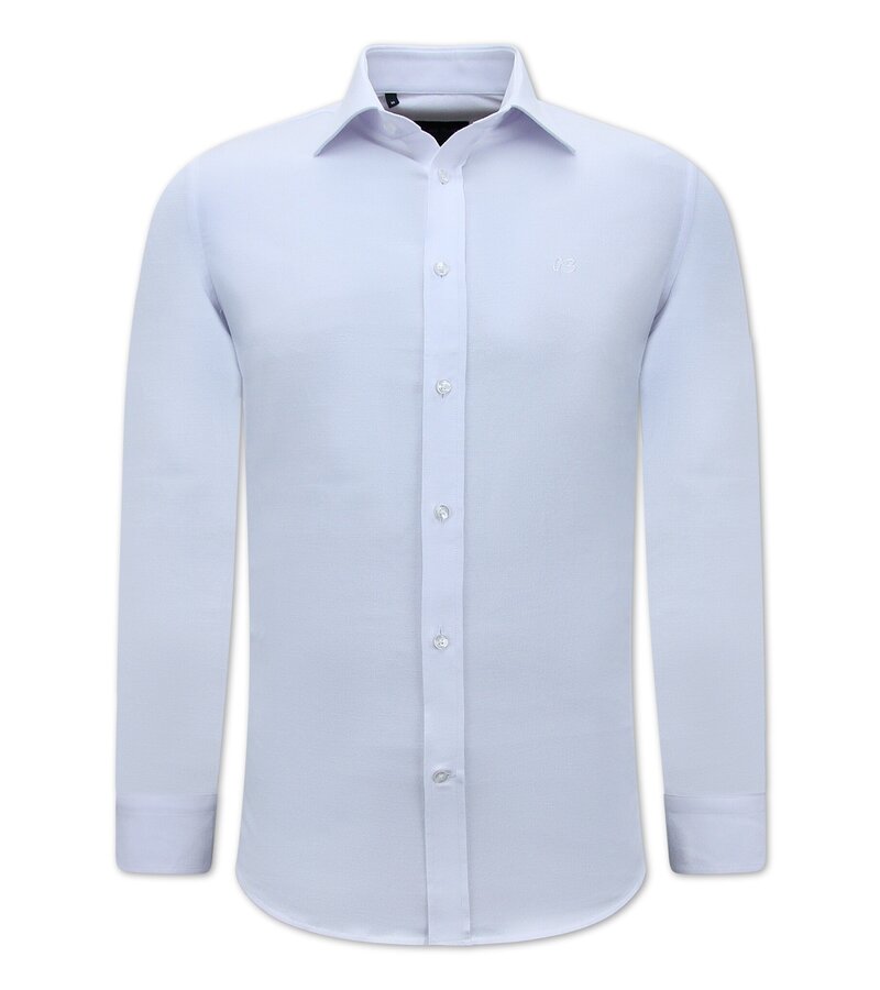 Gentile Bellini Oxford Shirt Men's Plain - 3125 - White