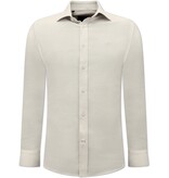 Gentile Bellini Oxford Plain Blouse Men - 3131 - Beige