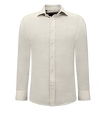 Gentile Bellini Oxford Plain Blouse Men - 3131 - Beige