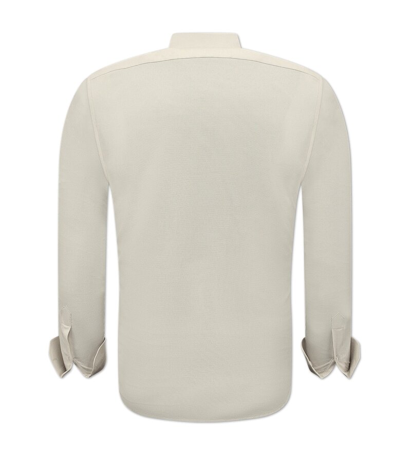 Gentile Bellini Oxford Plain Blouse Men - 3131 - Beige