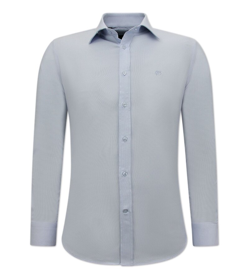 Gentile Bellini Oxford Shirts Plain Men - 3130 - Light Blue