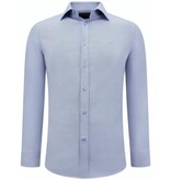 Gentile Bellini Business Plain Oxford Shirt Men's -3127- Blue