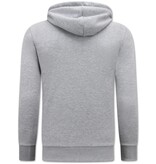 Local Fanatic Rocky Balboa Men Hoodie - Grey