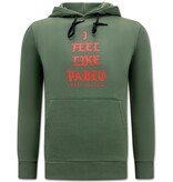 Local Fanatic I Feel Like Bablo Men's Hoodie - Green