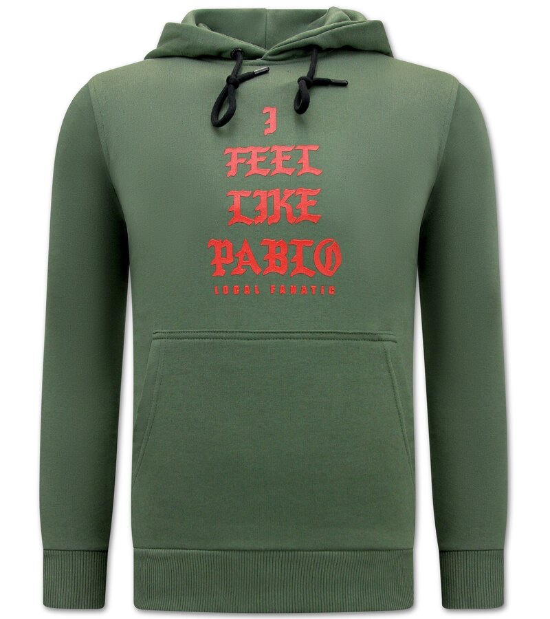 Local Fanatic I Feel Like Bablo Men's Hoodie - Green