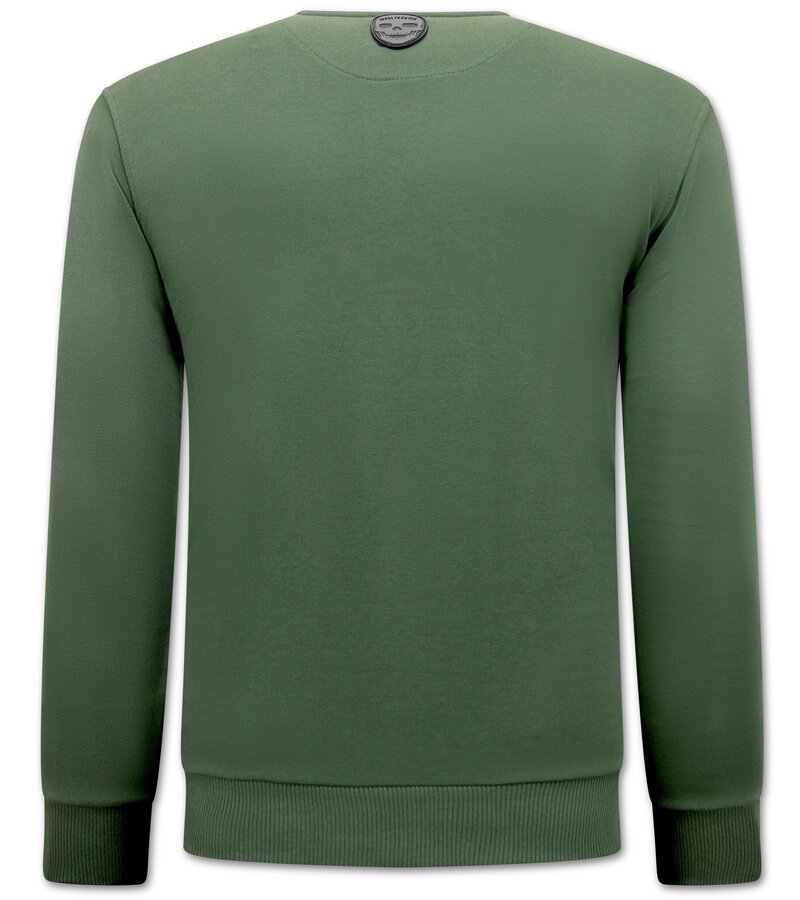 Local Fanatic Pablo Escobar - El Patron Men's Sweater - Green