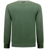 Local Fanatic The King Of Cocaine  Men Sweater - Green