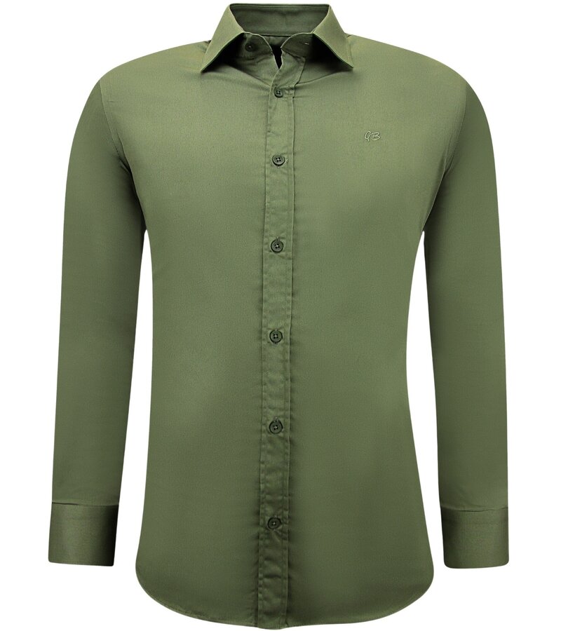 Gentile Bellini Exclusive Business Satin Shirt - Green