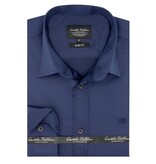 Gentile Bellini Men's Slim Fit Business Shirt - Navy