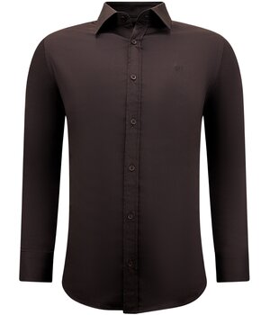 Gentile Bellini Classy Business Shirt For Men - Brown