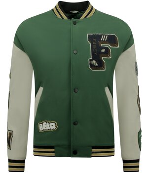 Enos Oversized Men's Jacket - 8633 - Green