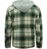 Enos Men's Lumberjacket with hood -7091- Green